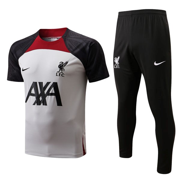 Camiseta Liverpool Conjunto Completo 2022-2023 Blanco